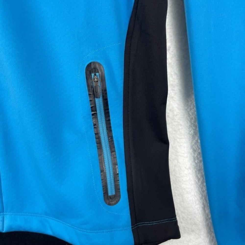 Sugoi Sz M‎ Firewall 220 Full Zip Blue Jacket Coat Running Jogging Cold Weather - Picture 17 of 17